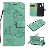 3D Butterflies Embossing Pattern Horizontal Flip Leather Case with Holder & Card Slot & Wallet
